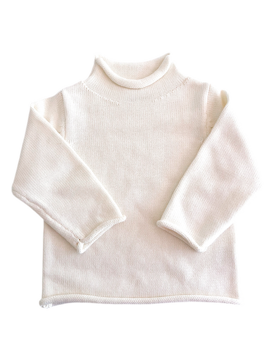 Rollneck Sweater - Cream